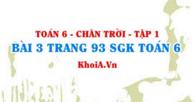 Bài 3 trang 93 SGK Toán 6 Tập 1 Chân trời sáng tạo